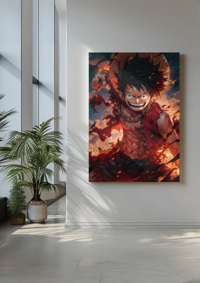 Cuadro de luffy