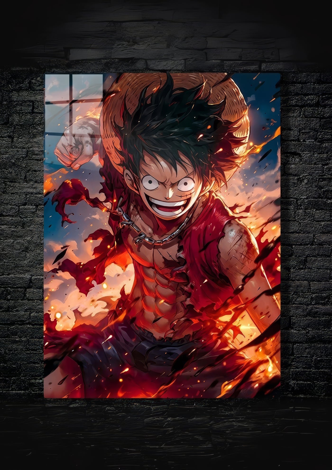 Cuadro de luffy