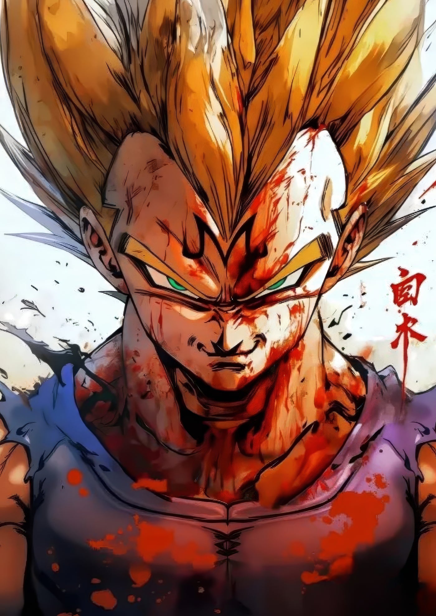 Cuadro de vegueta majin