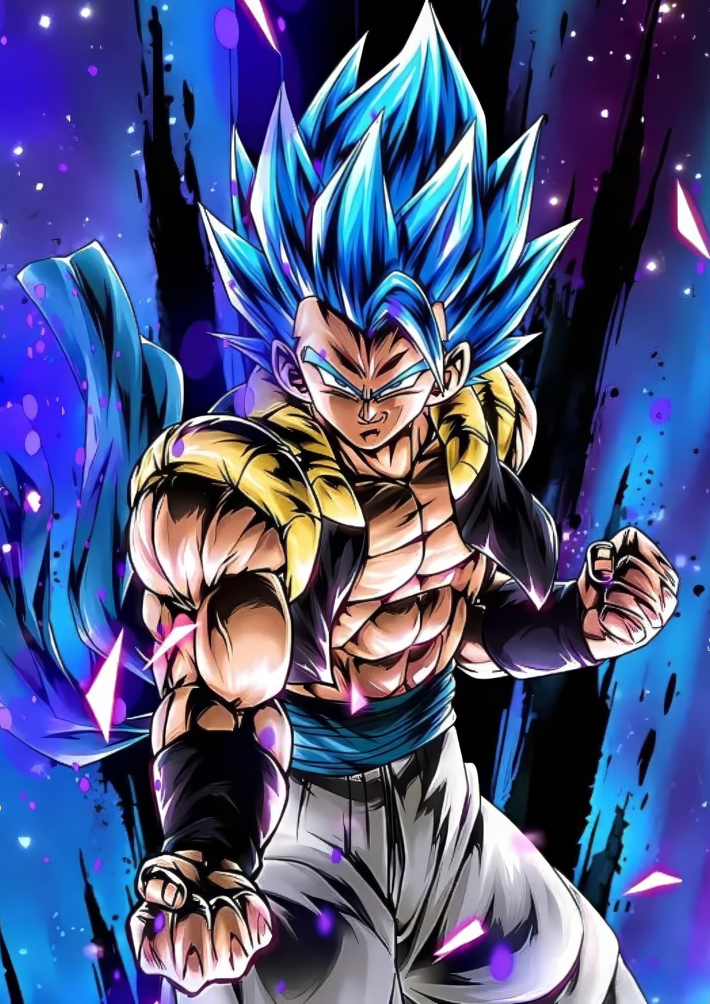 Cuadro de gogueta blue