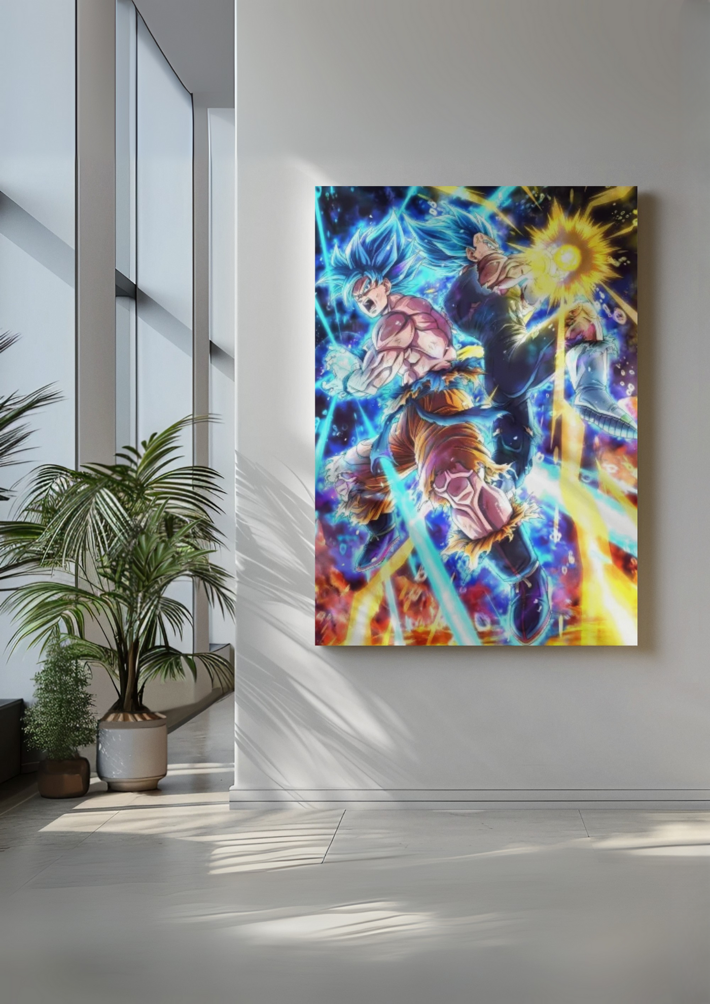Cuadro de vegueta y goku