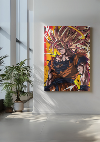 Cuadro de goku ss3