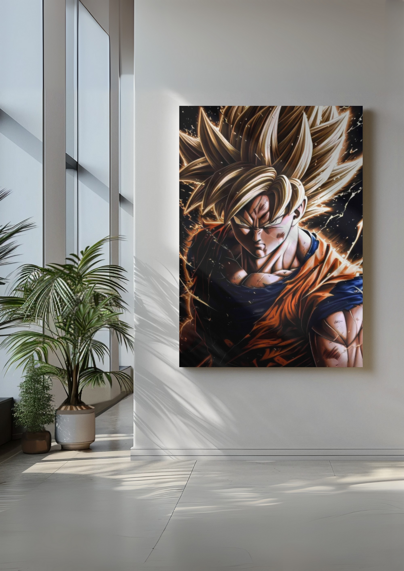 Cuadro de goku ss1