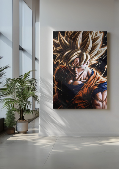 Cuadro de goku ss1