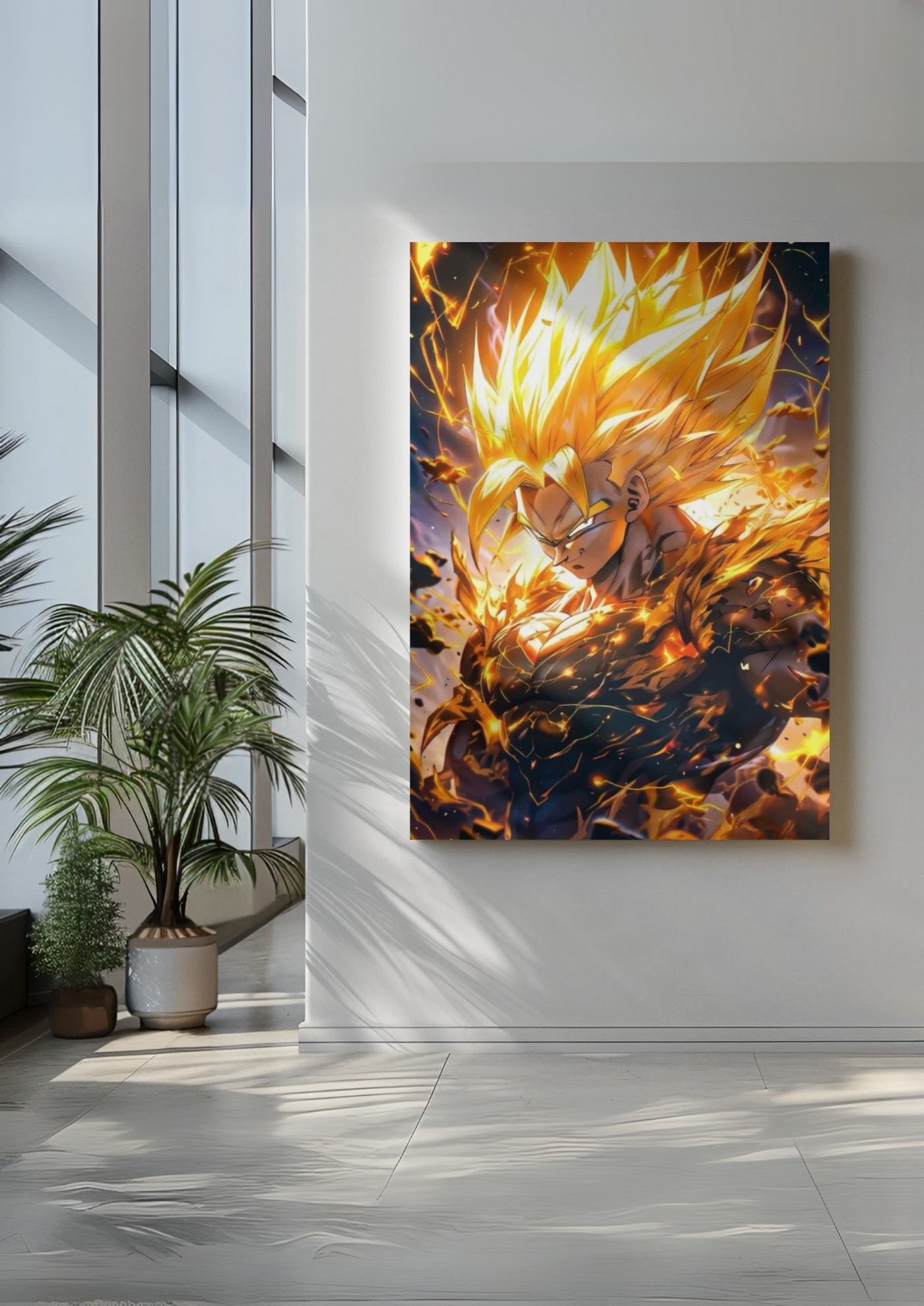 Cuadro de goku ss1