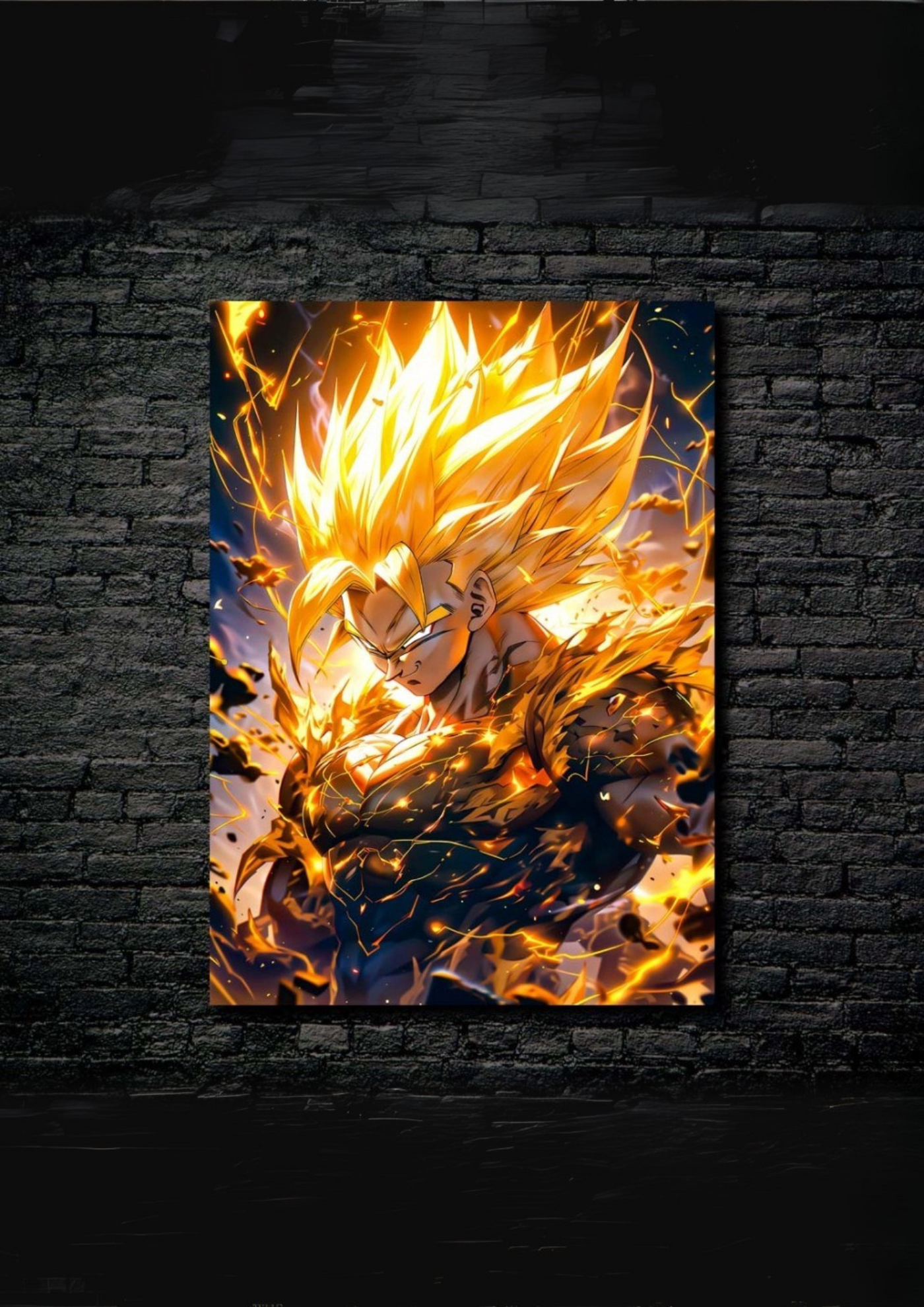 Cuadro de goku ss1