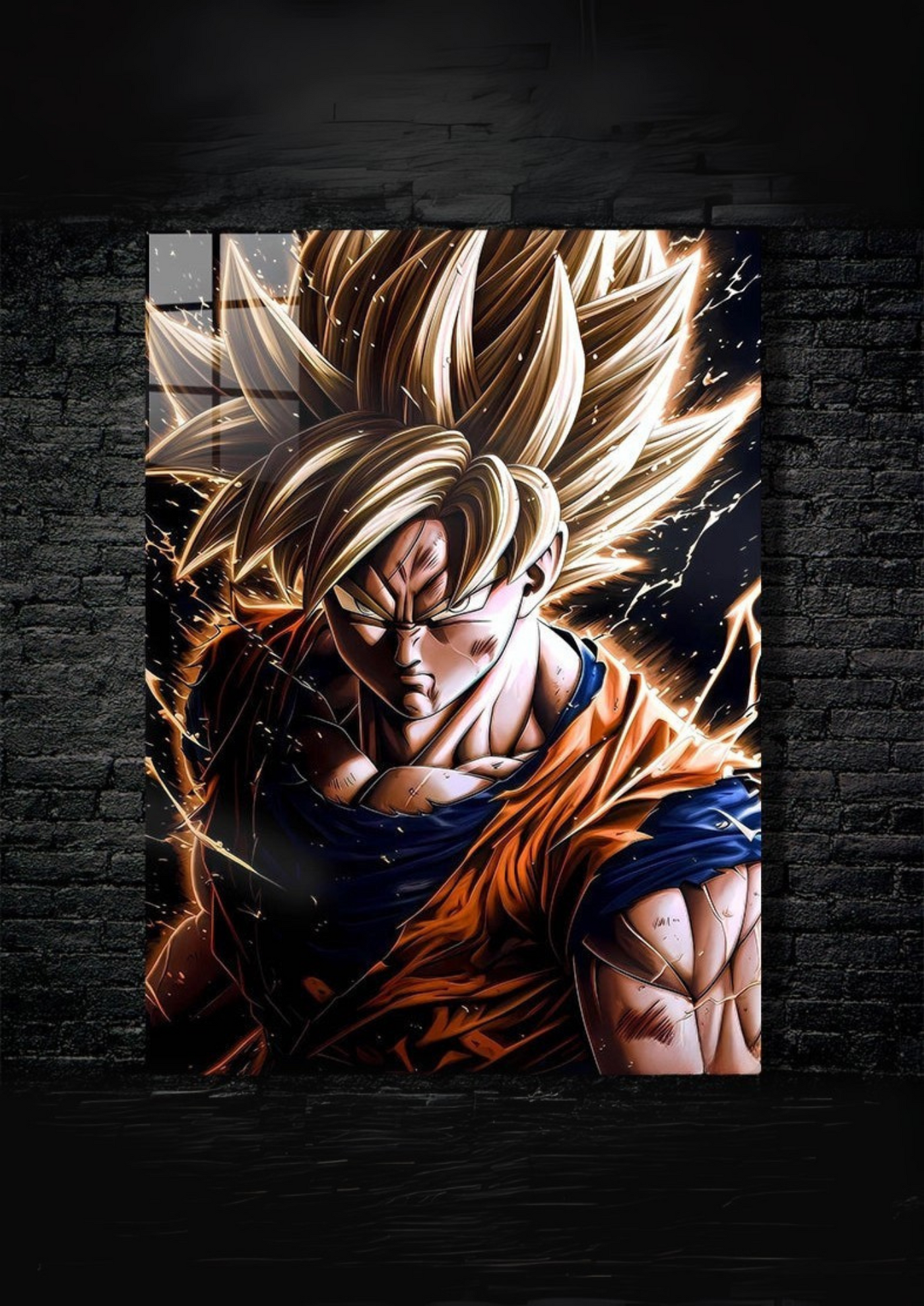 Cuadro de goku ss1