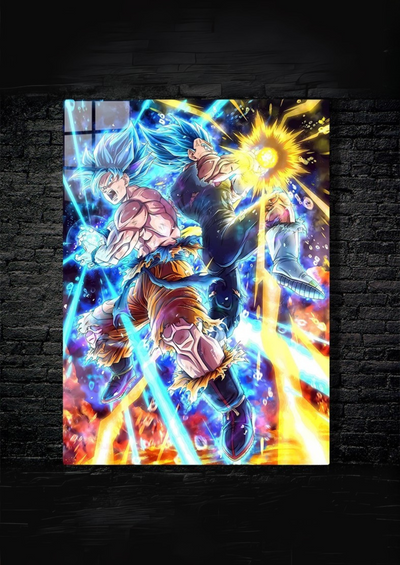 Cuadro de vegueta y goku