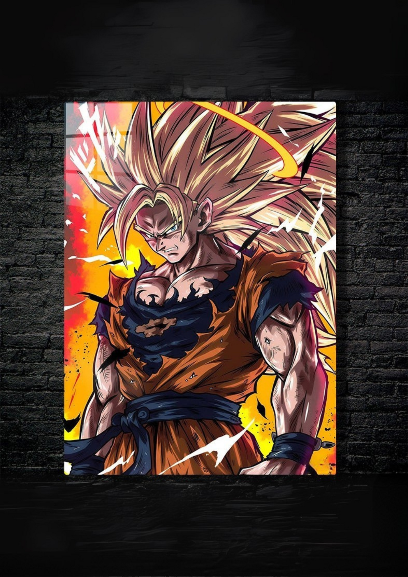 Cuadro de goku ss3