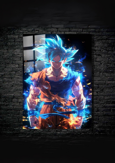 Cuadro de goku blue