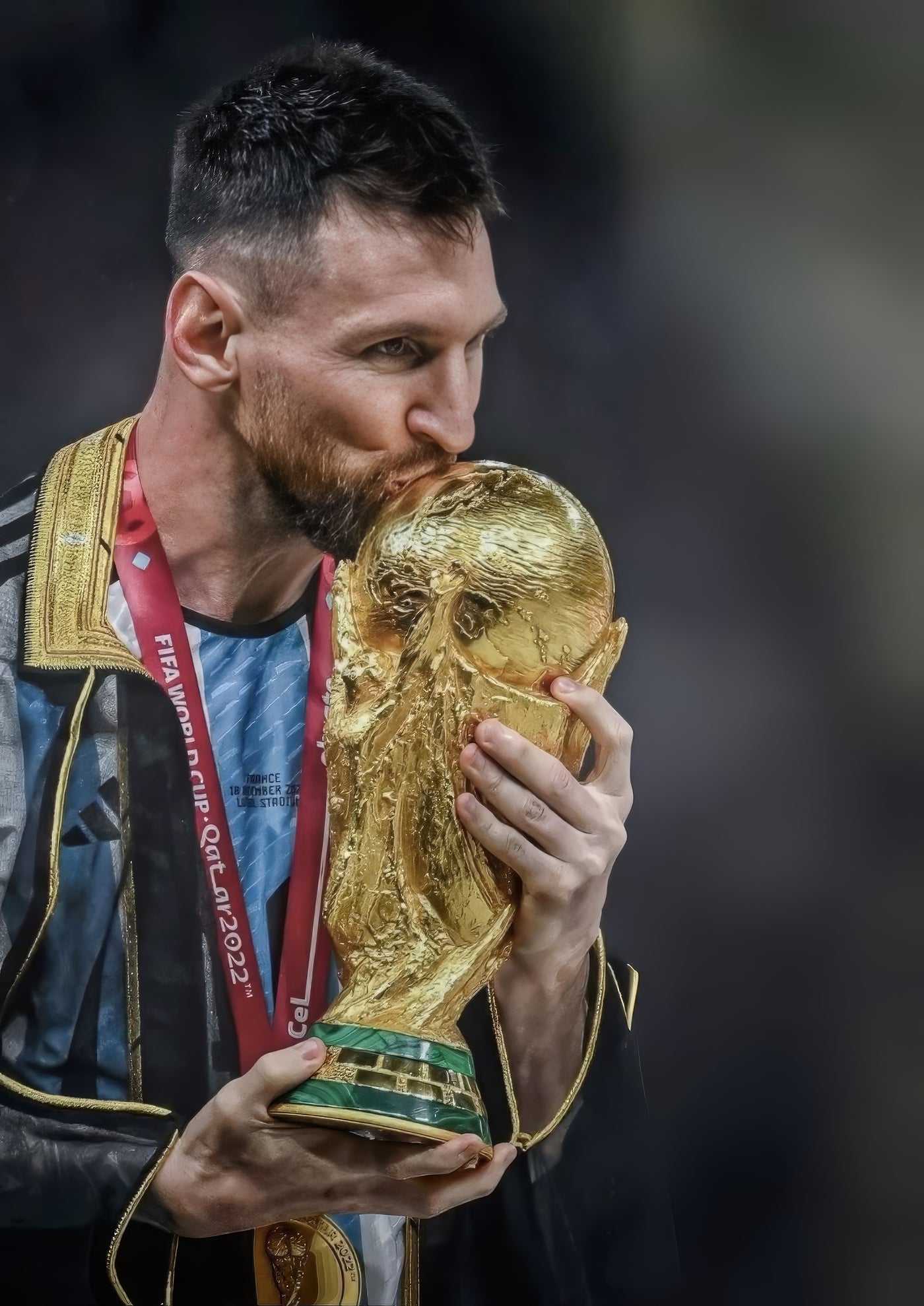 Cuadro de Lionel Messi