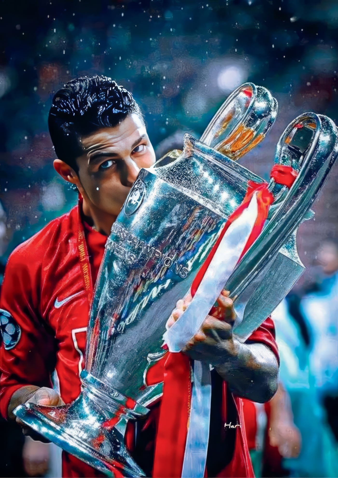 Cuadro de Cristiano Ronaldo