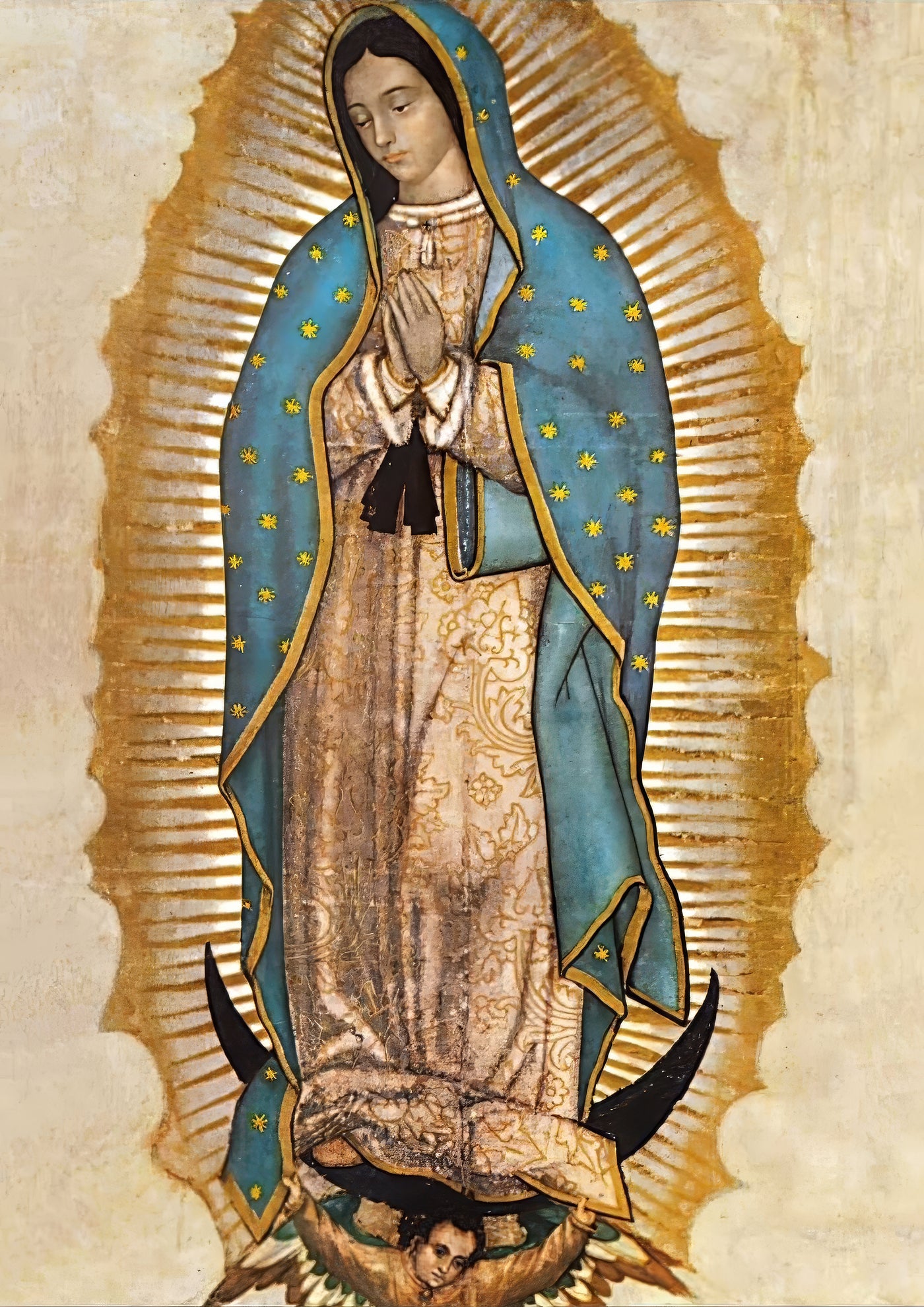 Cuadro de virgen de Guadalupe