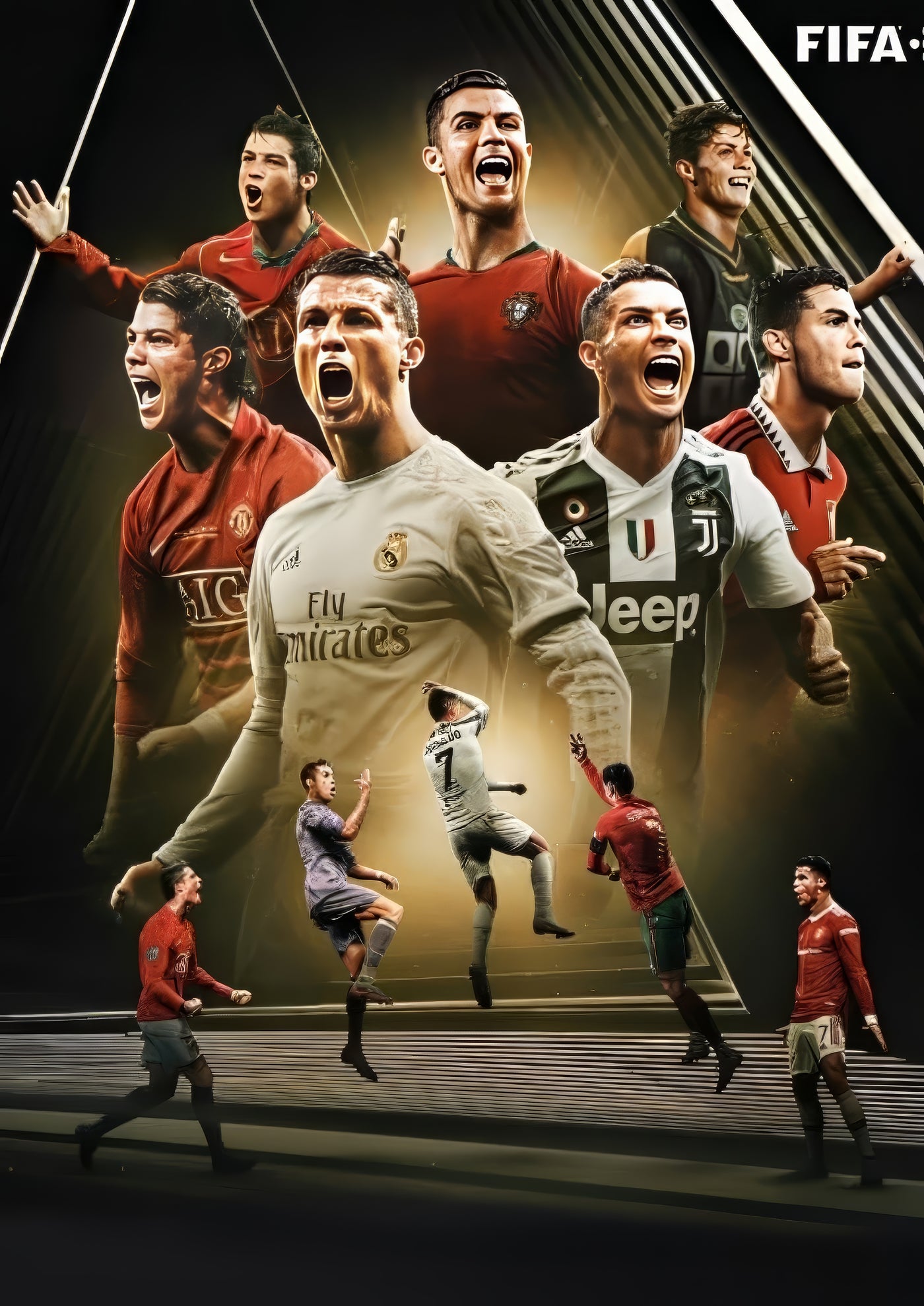 Cuadro de cristiano Ronaldo