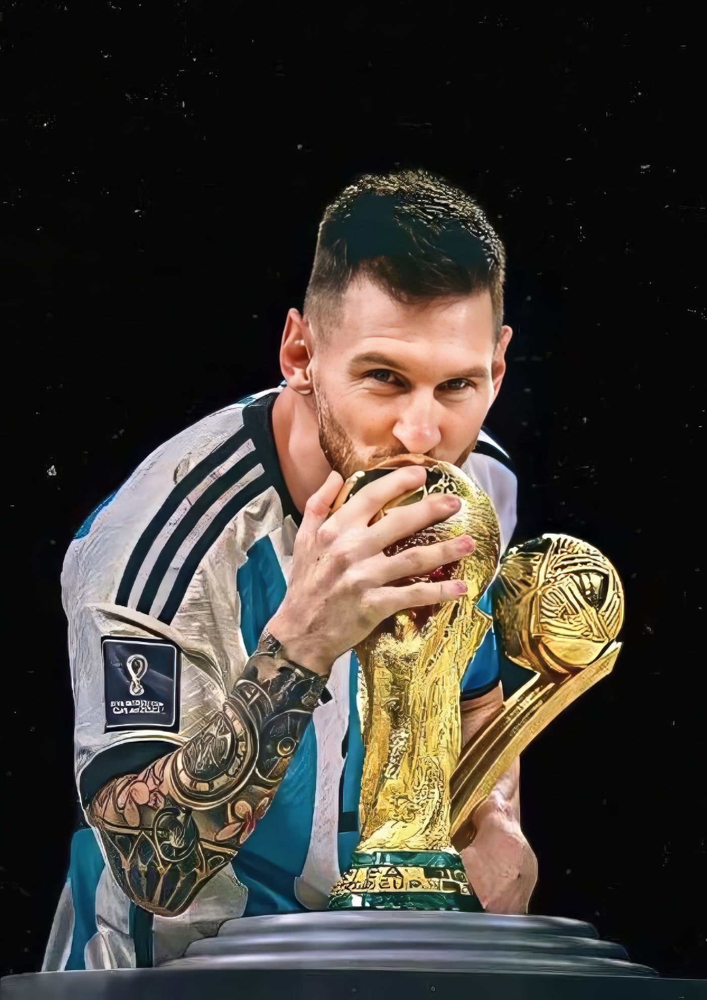 Cuadro de Lionel Messi