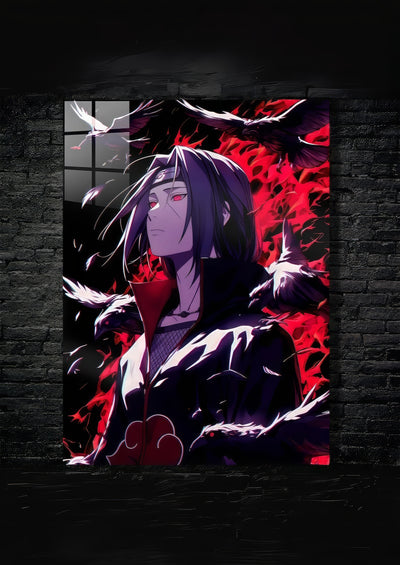Cuadro de itachi utilizando getjutsu