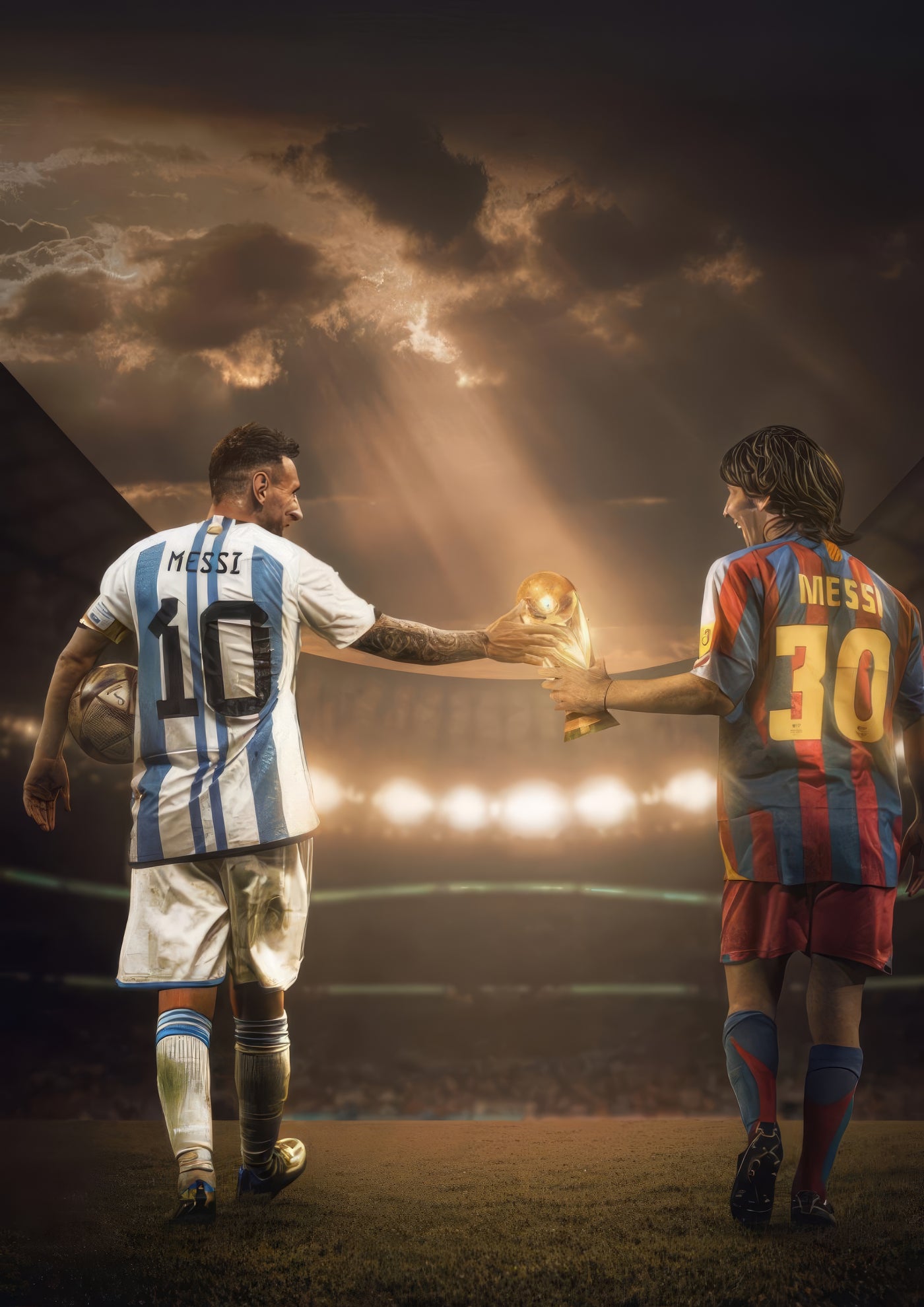 Cuadro de Messi