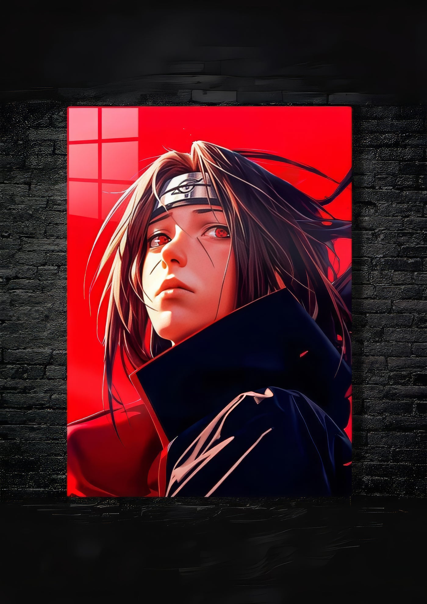 Cuadro de itachi uchiha