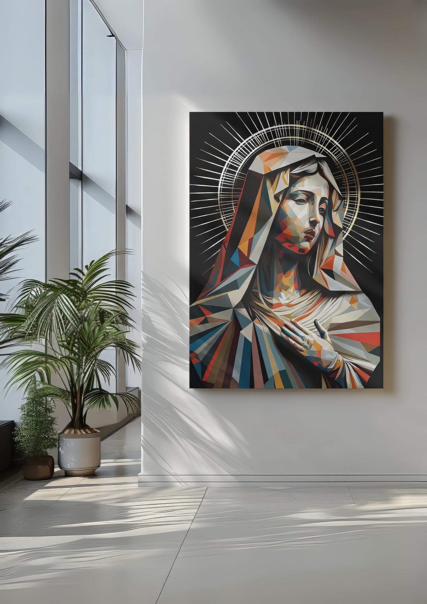 Cuadro de virgen maria