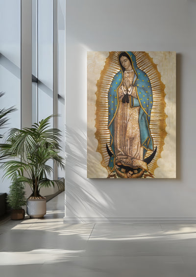 Cuadro de virgen de Guadalupe
