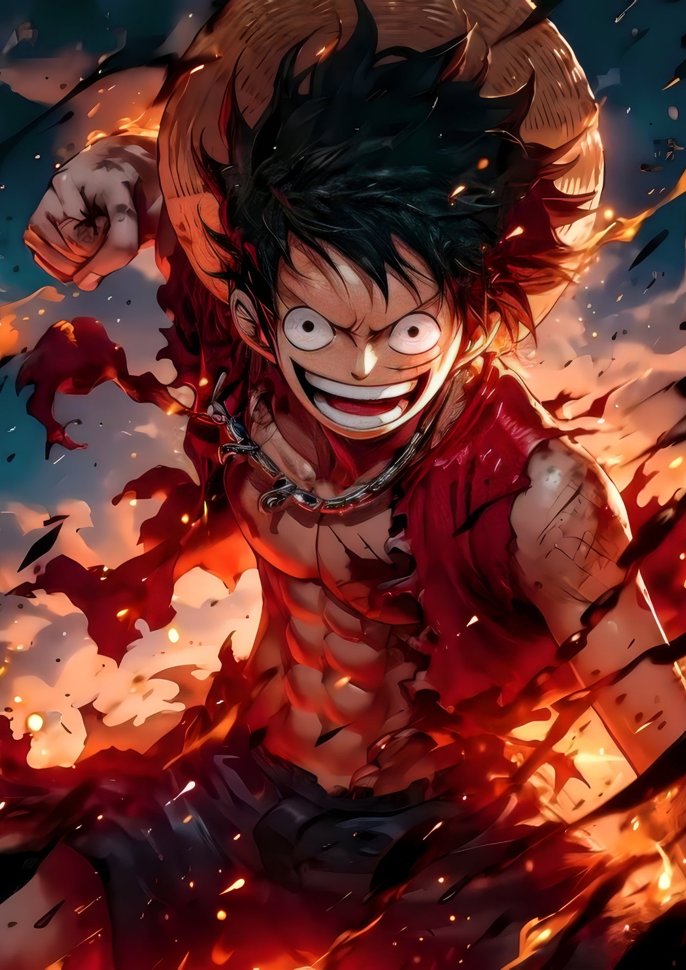Cuadro de luffy